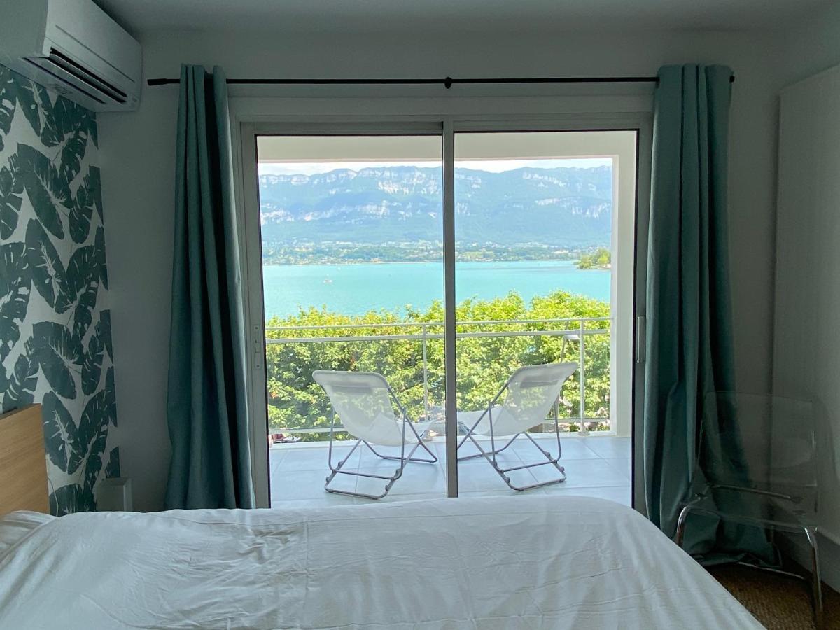 Vue sublime sur le lac du Bourget Le Bourget-du-Lac Extérieur photo